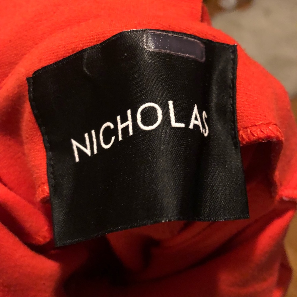 NICHOLAS Red Prom Dress - Picture 6 of 8